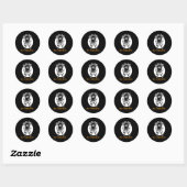 De troll deed het ronde sticker (Vel)
