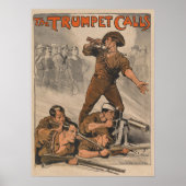 De trompet roept oorlog op poster (Voorkant)