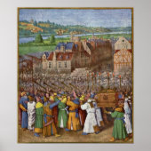 De trompetten van Jericho van Jean Fouquet Poster (Voorkant)