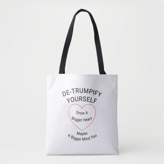 De-trompetter jezelf tote bag (Voorkant)