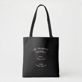 De-trompetter jezelf tote bag