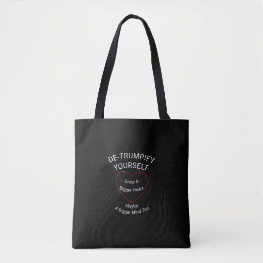 De-trompetter jezelf tote bag (Voorkant)