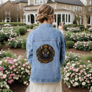 De troon van de familieleden denim jacket