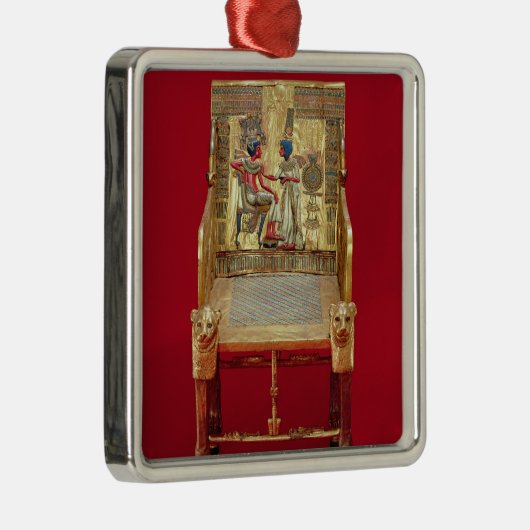 De troon, van de Tutankhamun Metalen Ornament (Rechts)