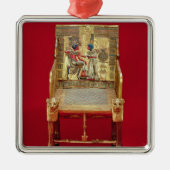 De troon, van de Tutankhamun Metalen Ornament (Voorkant)