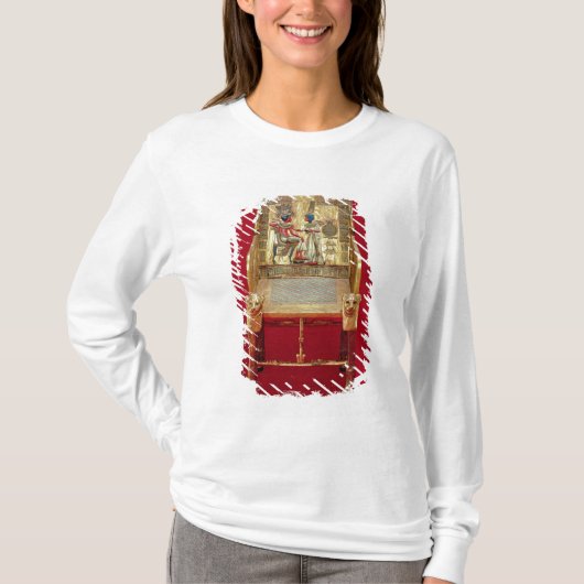 De troon, van de Tutankhamun T-shirt (Voorkant)