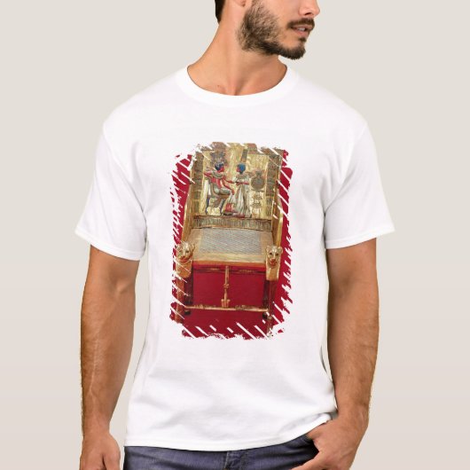 De troon, van de Tutankhamun T-shirt (Voorkant)