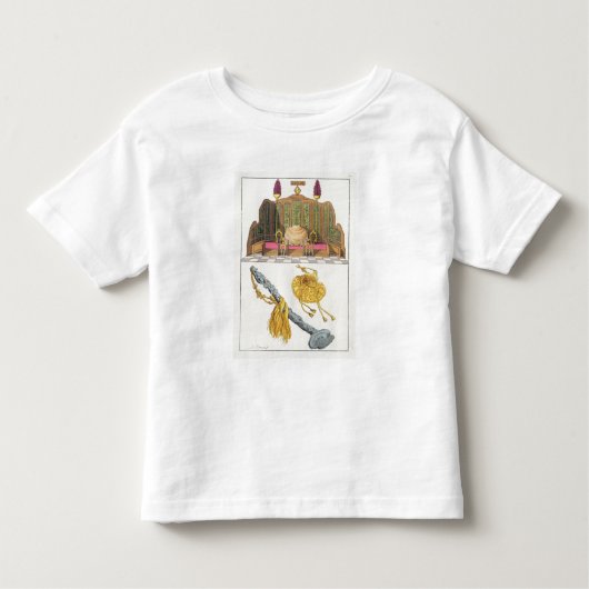De troon van een Chinese keizer, jojojojo-scepter  Kinder Shirts (Voorkant)