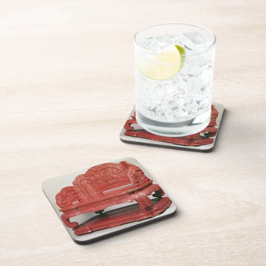 De troon van keizer Ch'ien Lung (1736-95) Drankjes Onderzetter (Rechterzijde)