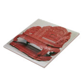 De troon van keizer Ch'ien Lung (1736-95) Tegeltje (Zijkant)