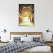 De Troonzaal uit het noorden Canvas Afdruk (Insitu (Slaapkamer))