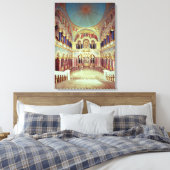 De troonzaal uit het zuiden canvas afdruk (Insitu (Slaapkamer))