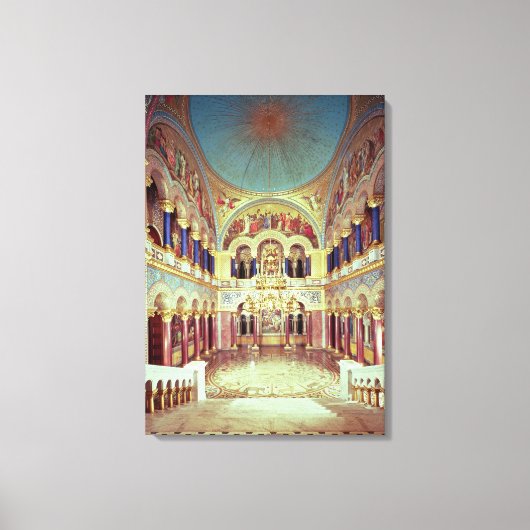 De troonzaal uit het zuiden canvas afdruk (Voorkant)