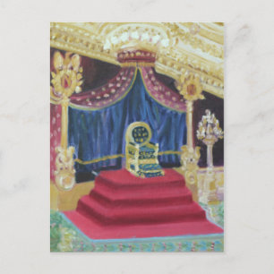 DE TROONZAAL VAN NAPOLEON: FONTAINEBLEAU BRIEFKAART