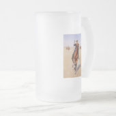 De Trooper van Frederic Remington Matglas Bierpul (Voorkant rechts)