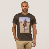 De Trooper van Frederic Remington T-shirt (Voorkant volledig)