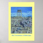 De troost van de filosofie poster (Voorkant)