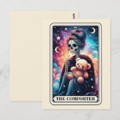 De Trooster Tarot Teddybeer Skelet Moeder Briefkaart (Voorkant / Achterkant)