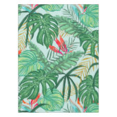 De tropen | Oerwoud Botanische vogel van het parad Tafelkleed (Voorkant)