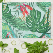 De tropen | Oerwoud Botanische vogel van het parad Theedoek (Gevouwen)