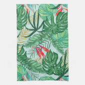 De tropen | Oerwoud Botanische vogel van het parad Theedoek (Verticaal)