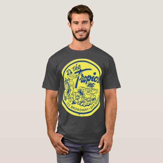 De Tropen - San Diego, CA T-shirt (Voorkant volledig)
