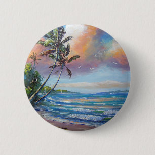 De tropen verzorgen ronde button 5,7 cm