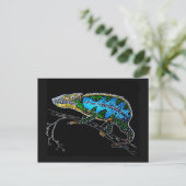 De Tropic Animal Chameleon Briefkaart (Staand voorkant)