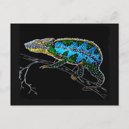 De Tropic Animal Chameleon Briefkaart