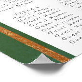 De tropische anananasbruiloft-Collectie Poster (Hoek)