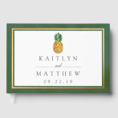 De Tropische Ananas Bruiloft Collectie Gastenboek (Voorkant)