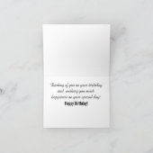 De tropische BloemenKaart van de Verjaardag Kaart (Binnen)