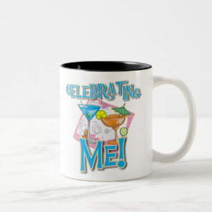 De tropische Dranken vieren me Tweekleurige Koffiemok