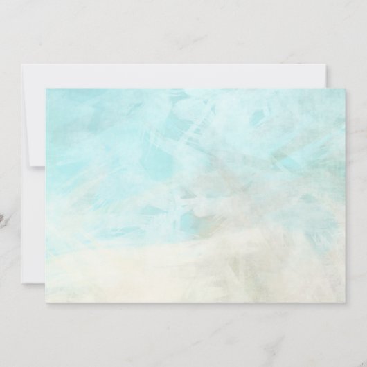 De tropische Foto bewaart de Datum Save The Date (Achterkant)