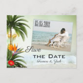 De Tropische Foto sparen het Briefkaart van de Dat (Voorkant)