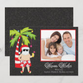 De tropische Kaart van de Foto van de Familie van (Voorkant / Achterkant)