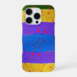 De tropische kleuren iPhone case 16 Pro Hoesje