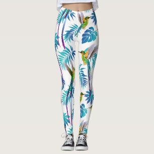 De tropische Lange Kolibries van de Staart Leggings