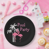 De tropische Partij van de Pool Papieren Bordje (Feest)