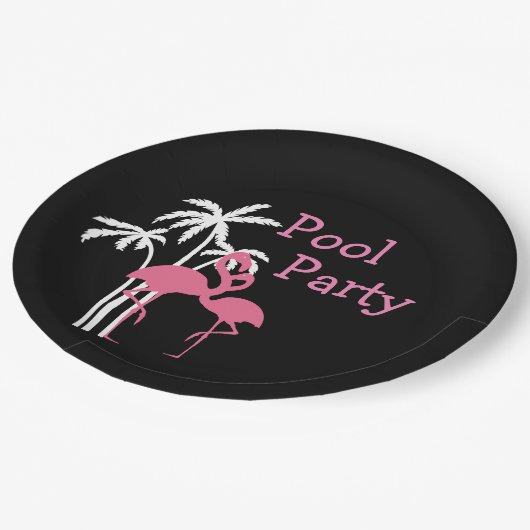 De tropische Partij van de Pool Papieren Bordje (Gekanteld)