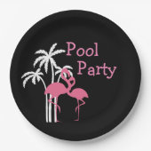De tropische Partij van de Pool Papieren Bordje (Voorkant)