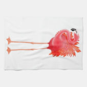 De Tropische Roze Flamingo Kitchen Towel Theedoek (Horizontaal)