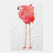 De Tropische Roze Flamingo Kitchen Towel Theedoek (Verticaal)