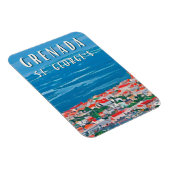 De tropische schoonheid van Granada in Saint Georg Magneet (Rechterzijde)