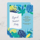 De Tropische Uitnodiging van de Partij van de (Voorkant / Achterkant)