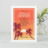 De tropische Uitnodiging van de Zonsondergang (Staand voorkant)