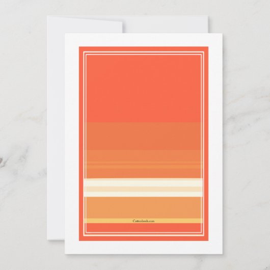 De tropische Uitnodiging van de Zonsondergang (Achterkant)