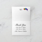 De tropische Vogels danken u of Lege Nota Bedankkaart (Binnen)