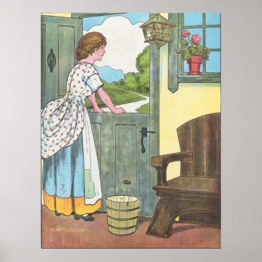 DE TROS BLAUWE LINTEN POSTER (Voorkant)