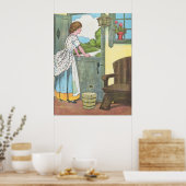 DE TROS BLAUWE LINTEN POSTER (Keuken)